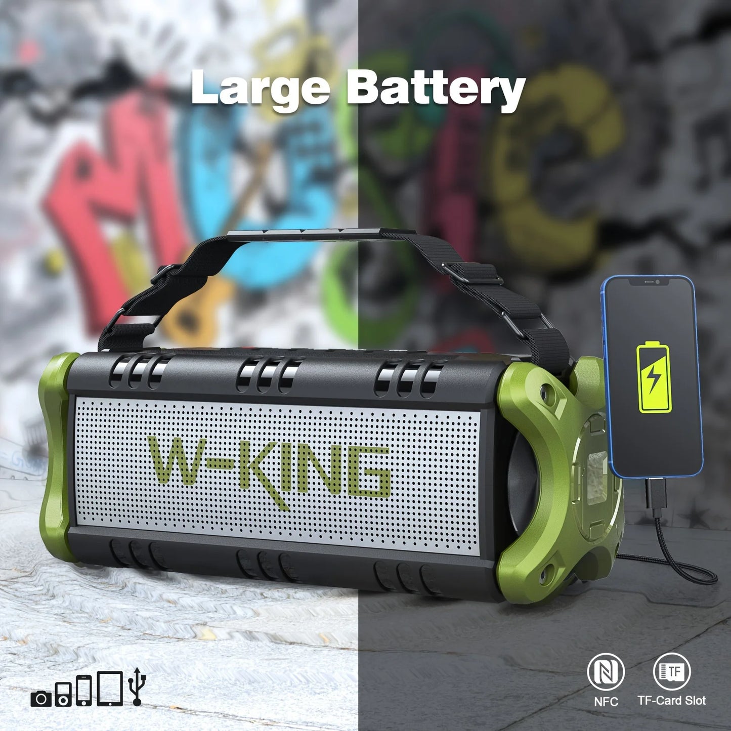 W-KING D8 Portable Speaker