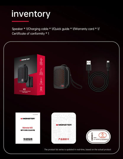 Monster M3 Clip Speaker