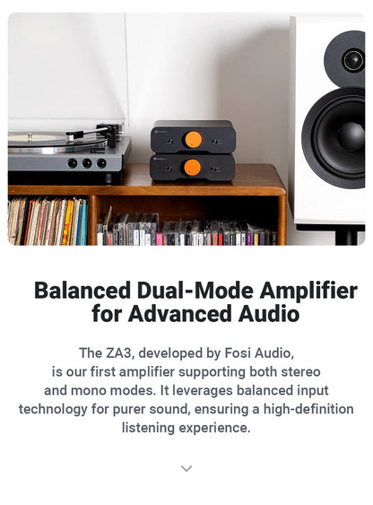 Fosi Audio ZA3 Balanced Power Amplifier
