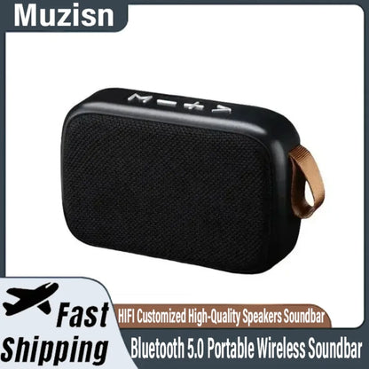 PulseBeat™ Mini Soundbar – Wireless Bluetooth 5.0 Speaker with HiFi Audi0
