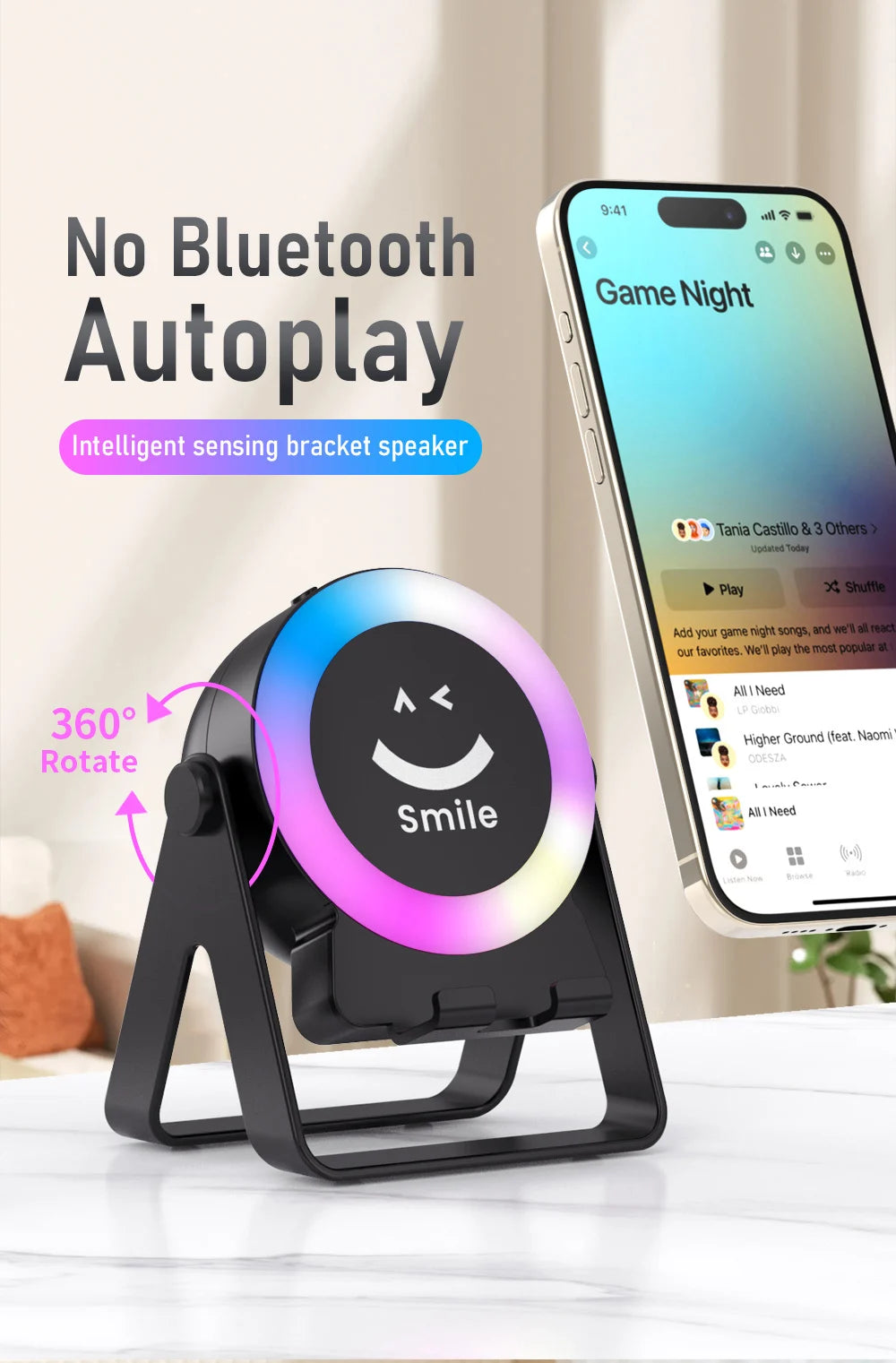 LumeDock Induction Audio Stand