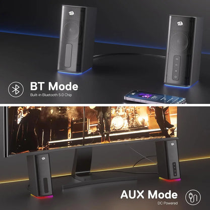 Redragon GS814 Stereo Desktop Speakers