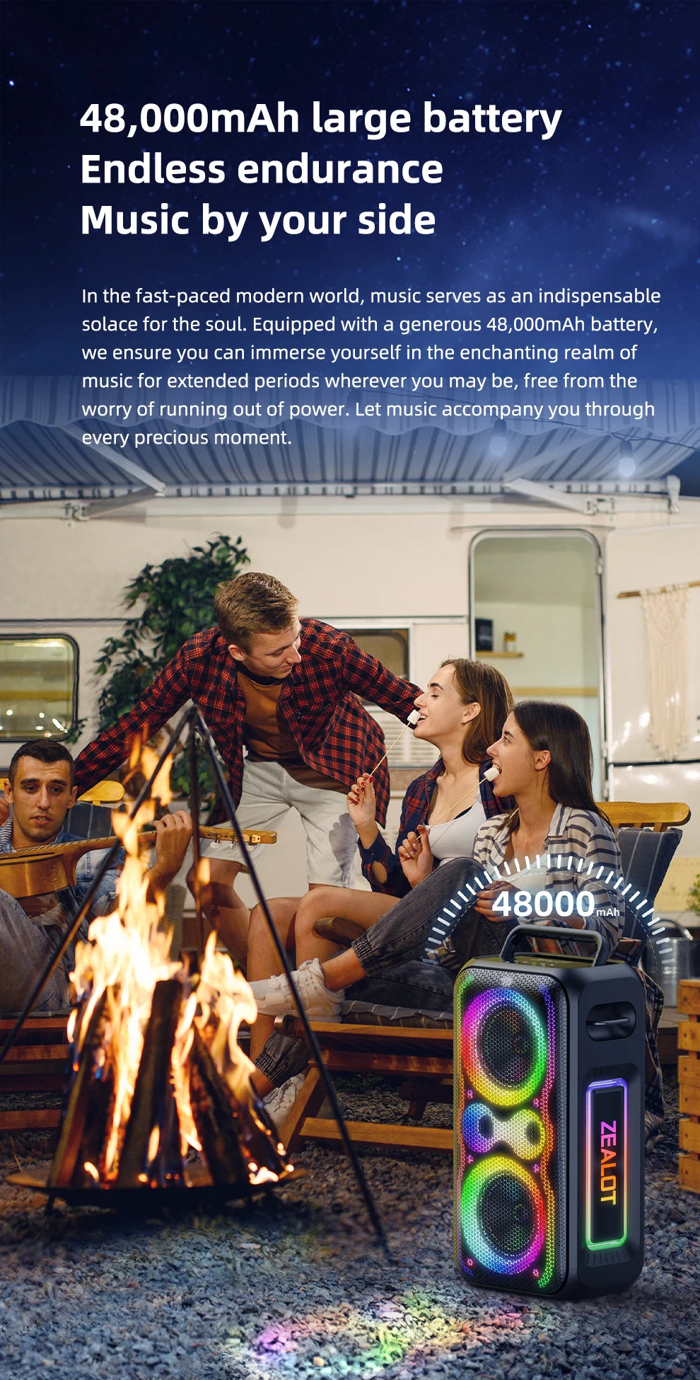 ZEALOT TIDAL PT21 Party Speaker