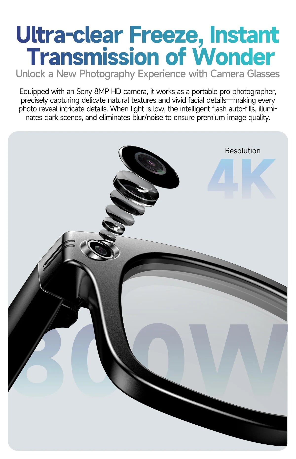 VisionPro AI Smart Glasses