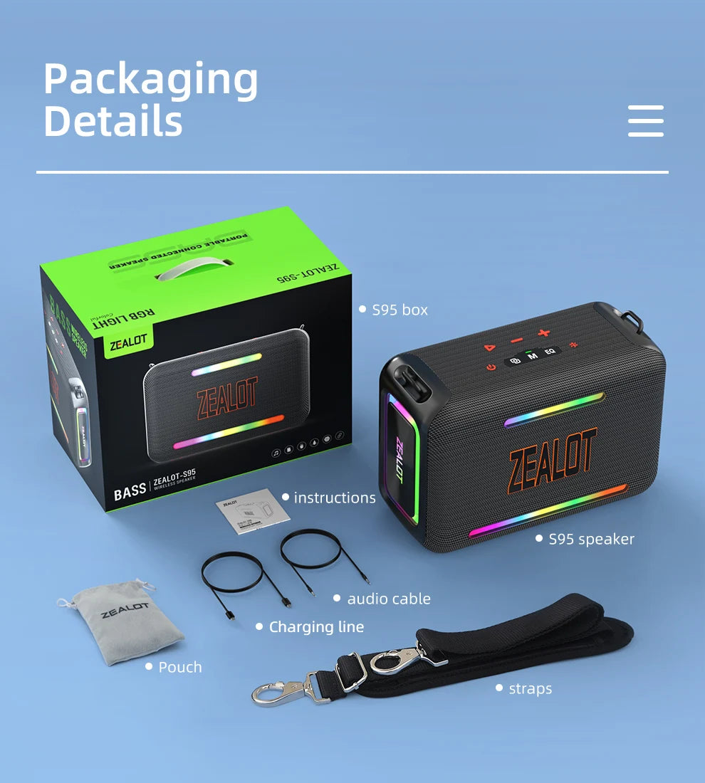 ZEALOT S95 Power Speaker