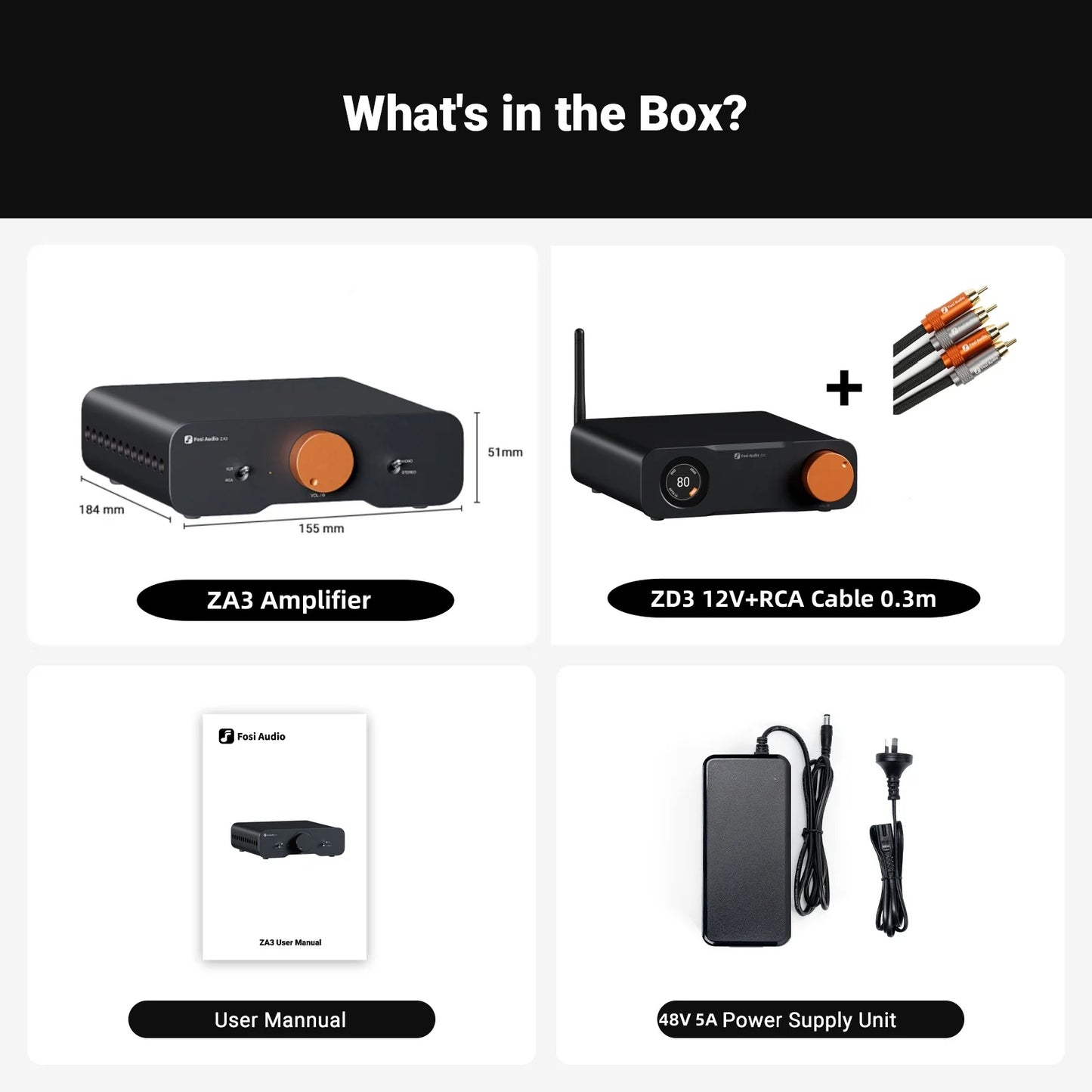 Fosi Audio ZD3 Balanced Desktop DAC