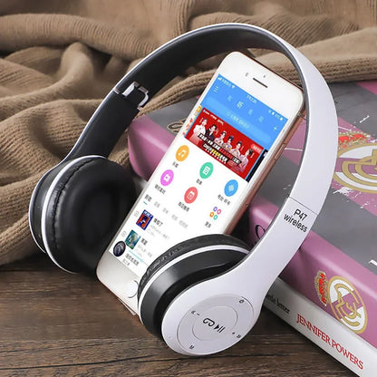 AeroBass™ P47 Wireless Headphones – Foldable Bluetooth 5.0 Stereo with Mic