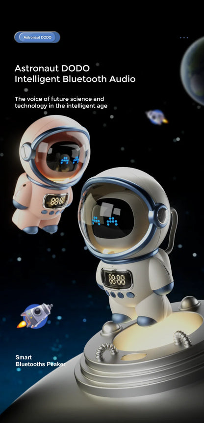 CosmoBeat™ Astronaut Bluetooth Speaker – Nightlight, FM Radio & Subwoofer