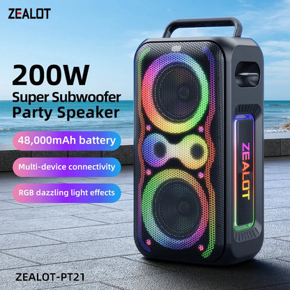 ZEALOT TIDAL PT21 Party Speaker