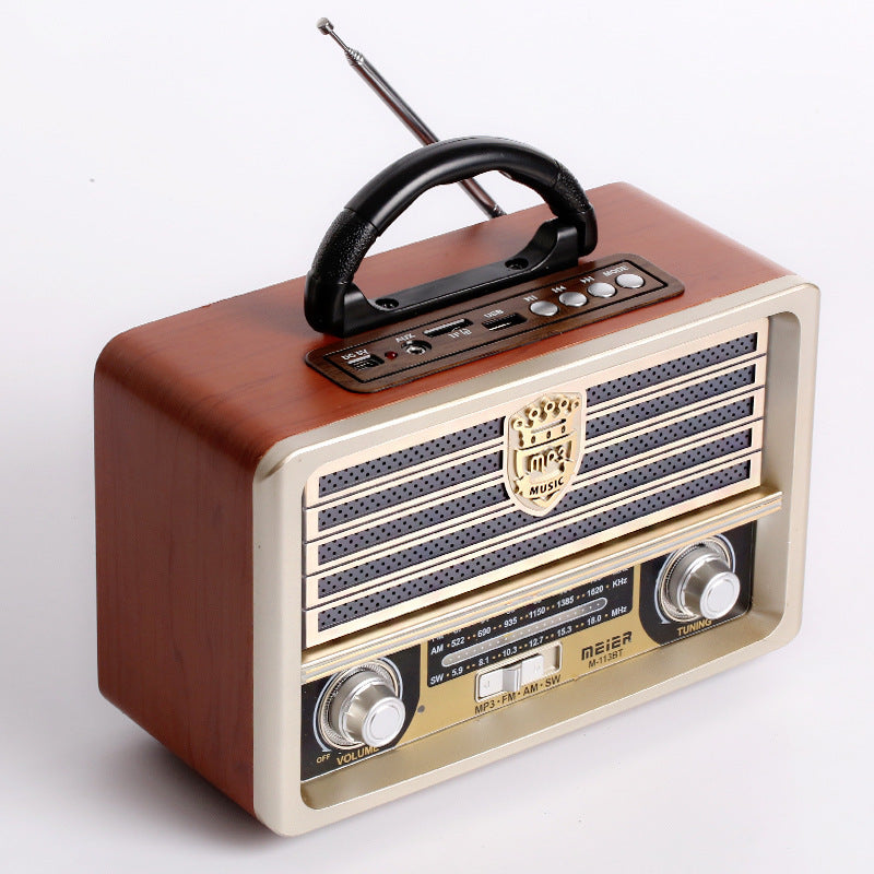 Wooden Vintage Bluetooth Speaker — Retro Radio