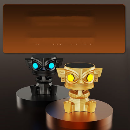 Tiki-Style Mini Bluetooth Speaker