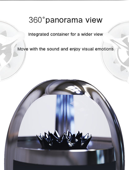 Magnetic Fluid Bluetooth Speaker – 3000 mAh, 40-20 kHz Glass Design