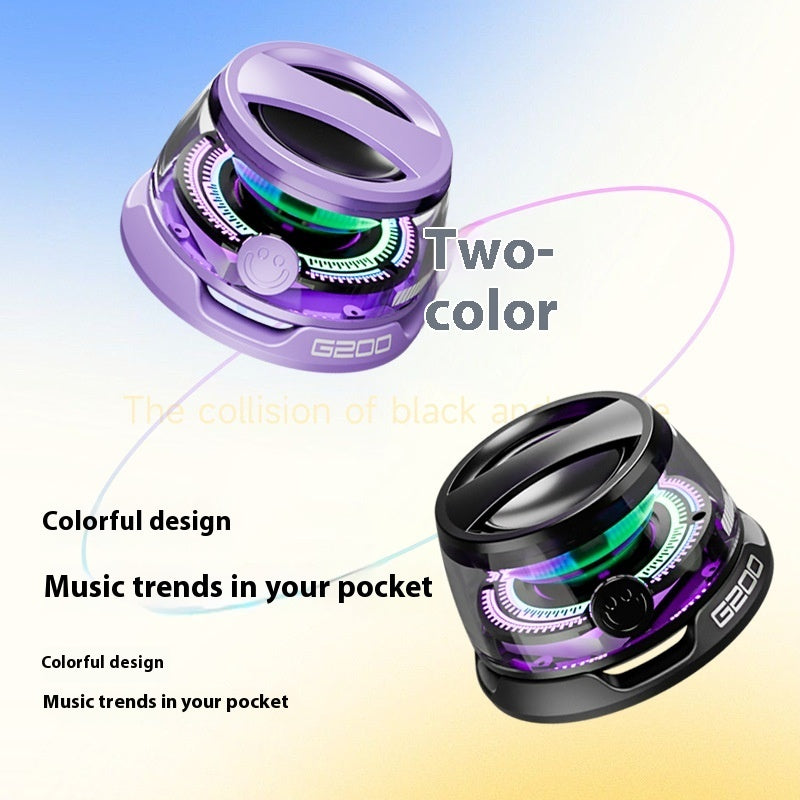 Portable Mini Bluetooth Speaker – Stereo Twin Drivers, 6-Hour Playtime, 1200mAh Battery