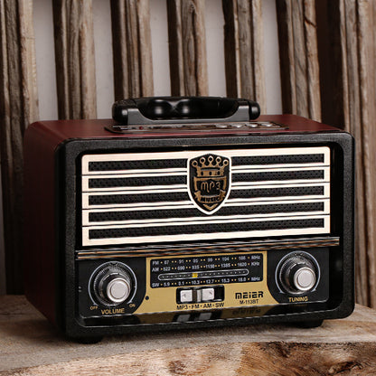 Wooden Vintage Bluetooth Speaker — Retro Radio