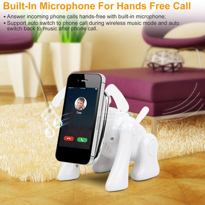 Puppy Dog Wireless Animal Speaker – Stereo, MMC Card & FM, Built-in Mic
