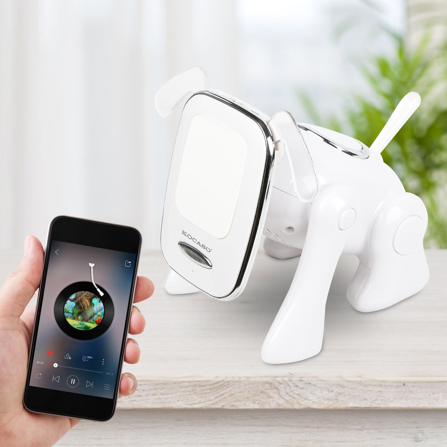 Puppy Dog Wireless Animal Speaker – Stereo, MMC Card & FM, Built-in Mic