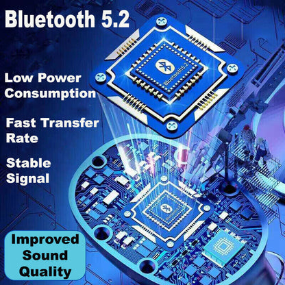 TWS 5.1 Sports Bluetooth Earphones – Waterproof, Ultra-Light Fit, Touch Control