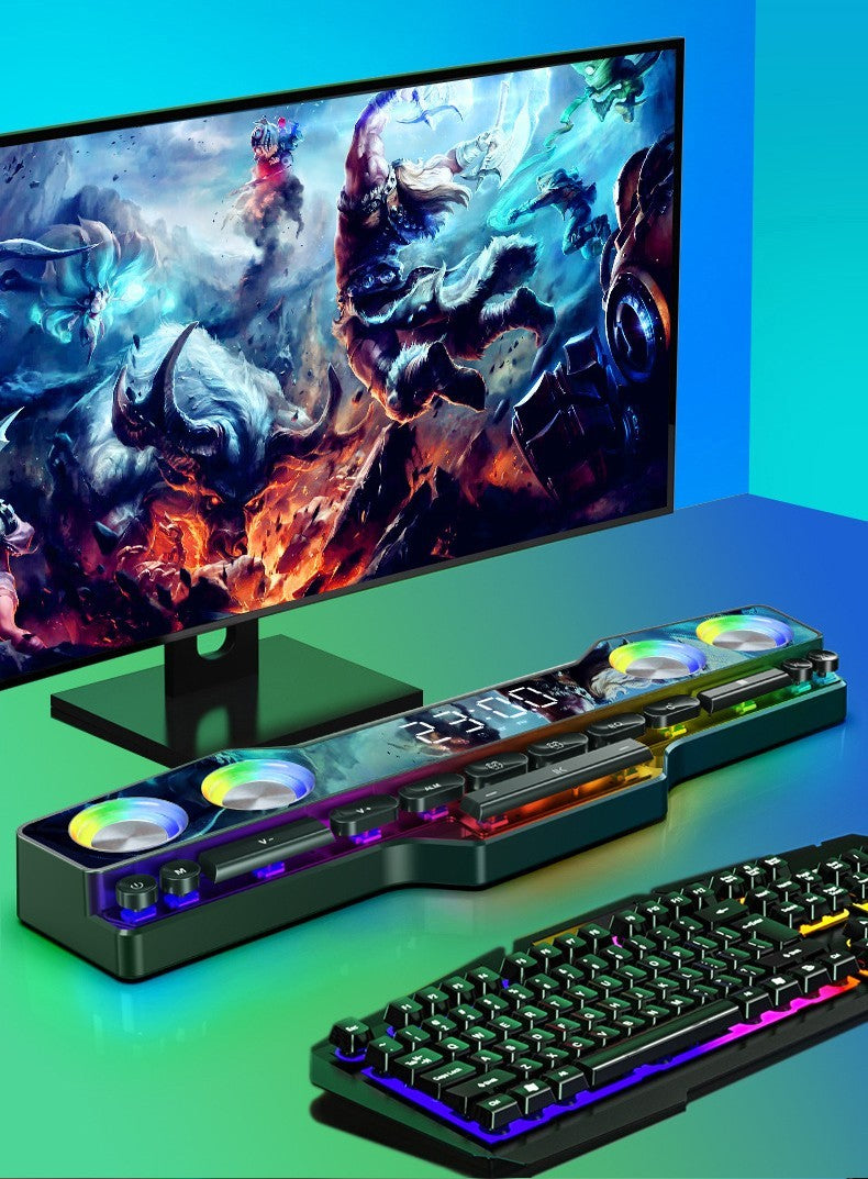 Desktop Esports Bluetooth Speaker – 10 W, USB Powered, RGB Gaming Vibes