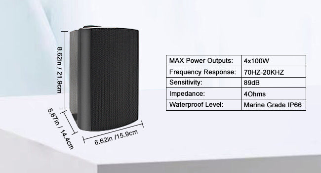 Herdio Outdoor Speaker Set