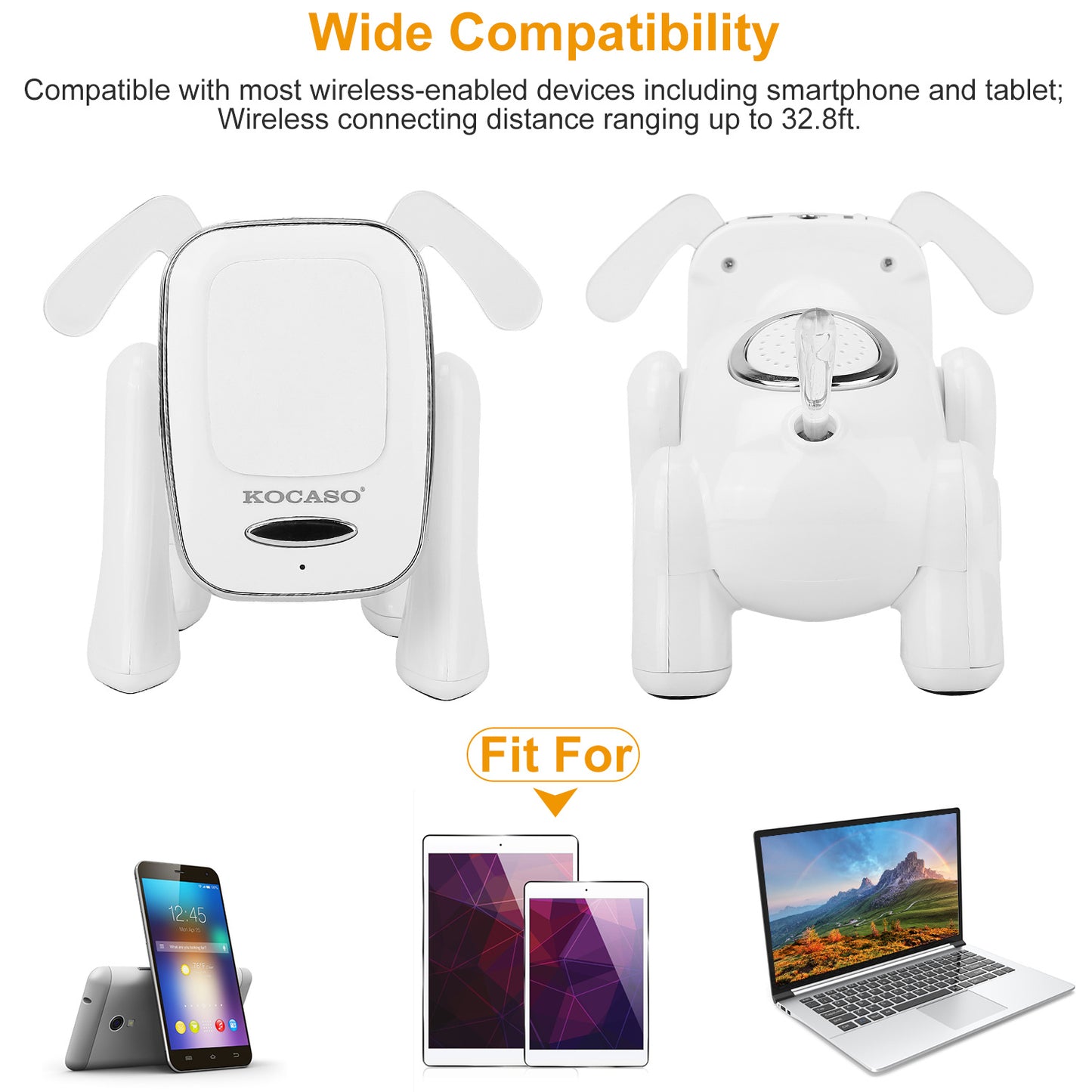 Puppy Dog Wireless Animal Speaker – Stereo, MMC Card & FM, Built-in Mic